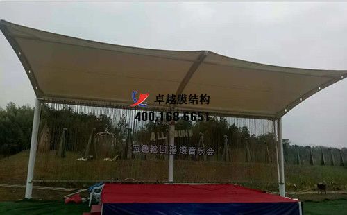 安徽五色谷<font color='red'>膜結(jié)構(gòu)看臺</font>/主席臺項目工程動態(tài)