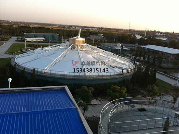 十堰市污水池反封閉罩棚設(shè)計(jì)施工、案例圖片 ?