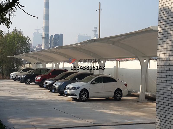 城步膜結(jié)構停車棚【充電站雨棚】設計安裝